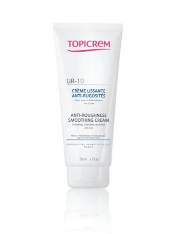 Topicrem Cremă de Corp pentru pielea aspră și uscată UR10 (Anti Roughness Smoothing Cream) 200 ml