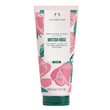 The Body Shop Loțiune de corp pentru ten normal spre uscat British Rose (Body Lotion) 200 ml