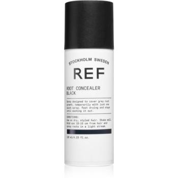 REF Root Concealer spray instant pentru camuflarea rădăcinilor crescute culoare Black 100 ml