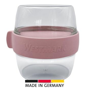 Cutie pentru gustări din două piese Westmark MAXI,700 ml , roz