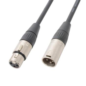 PD Connex PD CONNEX, cablu DMX cu 3 poli, priză XLR, masculin-feminin, 120 ohmi, 0,75 m