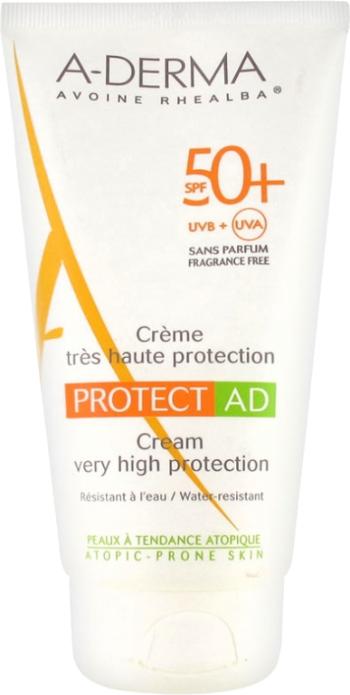 A-DERMA Cremă de protecție solară pentru piele atopică SPF 50+ Protect AD (Very High Protection Cream) 150 ml