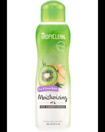 TROPICLEAN Kiwi Cocoa Butter Moisturizing Conditioner 355ml balsam hidratant pentru caini si pisici