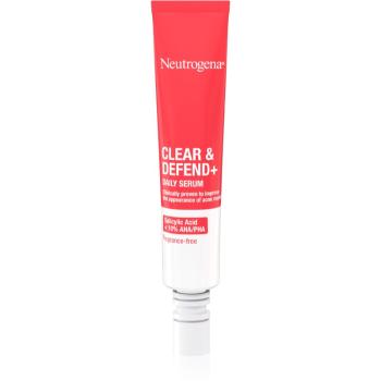 Neutrogena Clear & Defend+ ser facial impotriva acneei 30 ml