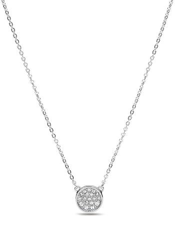 Fossil Colier pentru femei din oțel cu zircon JOF00328040