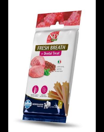 FARMINA N&amp;D Quinoa Dental Treat Fresh breath Medium/Maxi 100 g gustare dentara cu quinoa pentru caini talie medie si mare