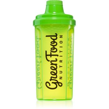 GreenFood Nutrition Shaker shaker pentru sport Transparent Green 500 ml