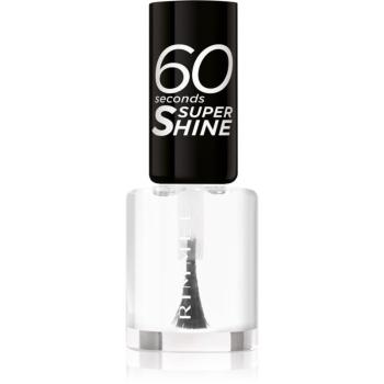 Rimmel 60 Seconds Super Shine lac de unghii culoare 740 Clear 8 ml