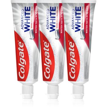 Colgate Advanced White Volcanic Ash and Baking Soda pastă de dinți naturală 3x75 ml