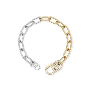 Liu Jo Brățară distinctivă bold bicoloră cu cristale LJ2809