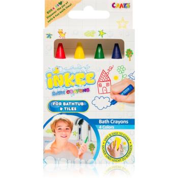 Craze INKEE Bath Crayons creioane colorate pentru baie 4 buc