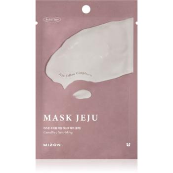 Mizon Joyful Time Jeju Camellia mască textilă nutritivă cu efect antioxidant 23 g
