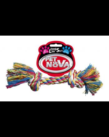 PET NOVA DOG LIFE STYLE Jucarie de sfoara pentru caini, din bumbac 17cm Superdental