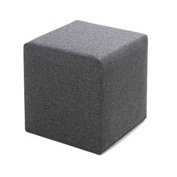 Taburet Kare Pouf Gri, gri