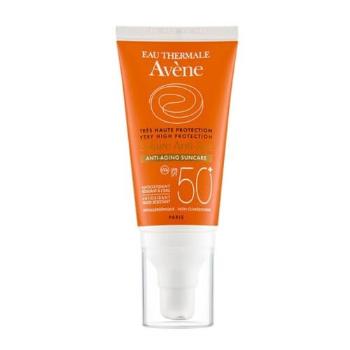 Avène Cremă pentru bronzat anti-rid pentru pielea sensibilă SPF 50+ (Anti-Aging Sun Care ) 50 ml