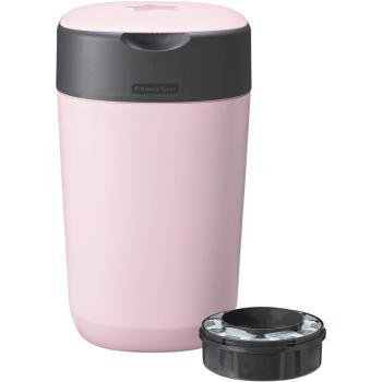 Tommee Tippee Twist & Click Pink coș pentru scutece + casetă de rezervă 1 buc