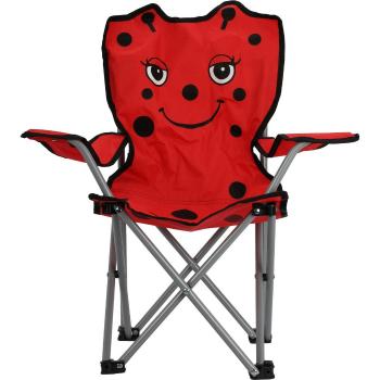 Scaun pliabil pentru copii Ladybug, 57x32x60 cm, roșu