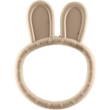 Zopa Silicone Teether Rabbit jucărie pentru dentiție Sand Beige 1 buc