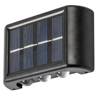 Lampă de perete solară Rabalux 77024 Kangtonde exterior, negru