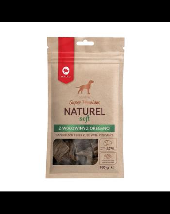 MACED Super Premium Naturel Soft Recompense pentru caini, cu vita si oregano 100g