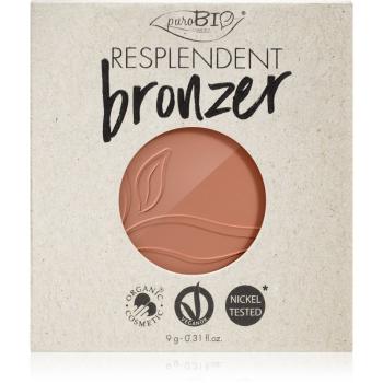 puroBIO Cosmetics Resplendent autobronzant rezervă culoare 03 Beige Brown 9 g