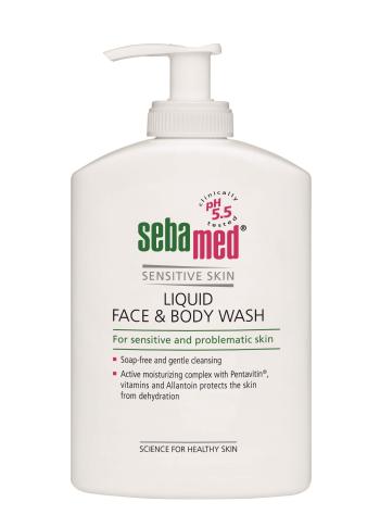 Sebamed Emulsie de spălare delicată pentru față și corp cu pompă Classic (Liquid Face & Body Wash) 400 ml