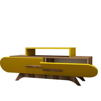 Masă TV Rose Walnut Galben, galben