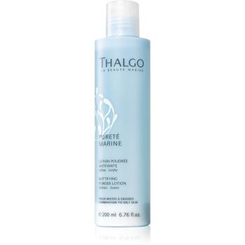 Thalgo Pureté Marine Mattifying Powder Lotion tratament matifiant pentru ten gras și mixt 200 ml