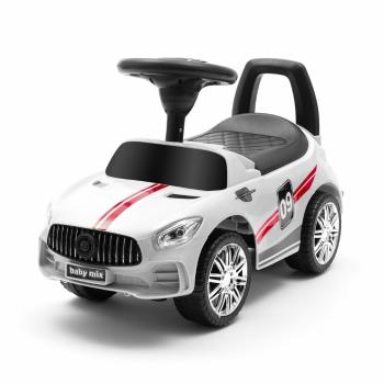 Mașinuță Baby Mix pentru copii cu sunet Racer,alb, alb