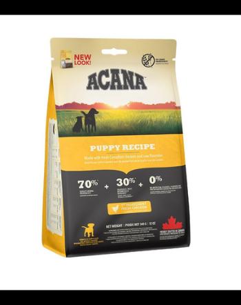 ACANA Puppy Recipe 2x340 g hrana pentru catei