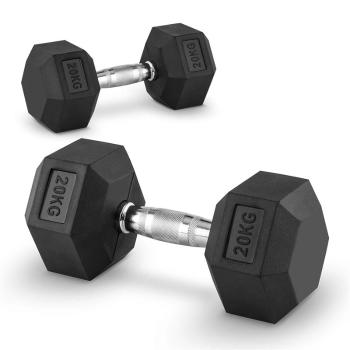 Capital Sports HEXBELL 20, 20 kg, ganteră pentru o m&acirc;nă (DUMBBELL)