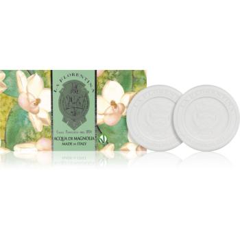 La Florentina Fresh Magnolia Sculpted Soap Sapun natural magnolie 2x115 g