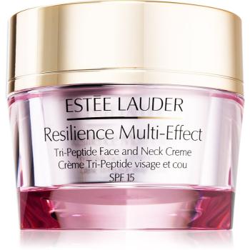 Estée Lauder Resilience Multi-Effect Tri-Peptide Face and Neck Creme SPF 15 cremă intens hrănitoare pentru piele normală și mixtă SPF 15 50 ml