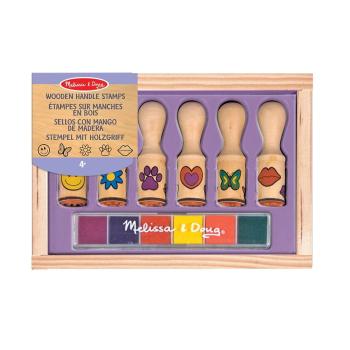 Set de timbre din lemn Melissa & Doug - 6 buc