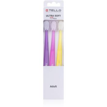 TELLO 6240 Ultra Soft 3pack perie de dinti 3 buc