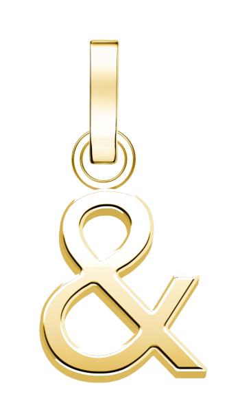 Rosefield Pandantiv din oțel placat cu aur "&" The Pendant PE-Gold-Ampersand