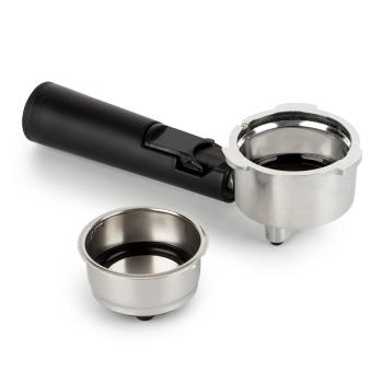 Klarstein Suport de filtru pentru aparatul de cafea espresso Passionata Aliaj de aluminiu Oțel inoxidabil Inserție filtru Accesorii