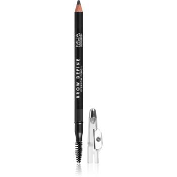 MUA Makeup Academy Brow Define creion de sprancene de lunga durata cu pensula culoare Grey 1,2 g