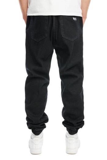 Pants Mass Denim Joggers Jeans Sneaker Fit Signature 2.0 black washed - W 30
