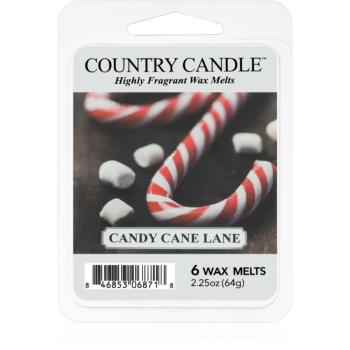 Country Candle Candy Cane Lane ceară pentru aromatizator 64 g