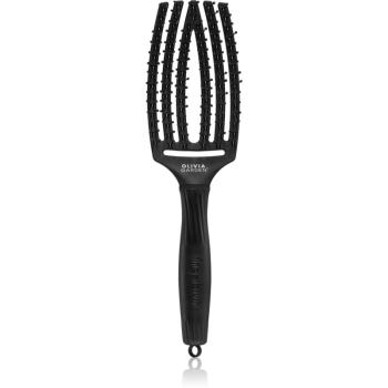 Olivia Garden Fingerbrush Double Bristles perie de tip paletă pentru par usor de pieptanat 1 buc