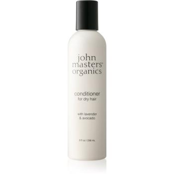 John Masters Organics Lavender & Avocado Conditioner Balsam pentru păr uscat și deteriorat. 236 ml