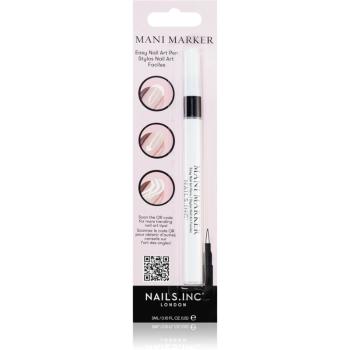 Nails Inc. Mani Marker Lac de unghii decorative in baton aplicator culoare White 3 ml