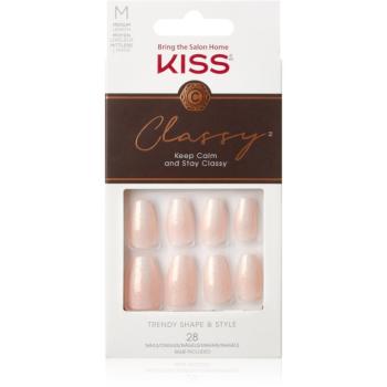 KISS Classy Nails Cozy Meets Cute unghii artificiale mediu 28 buc