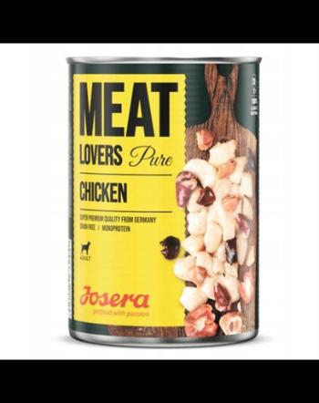 JOSERA Meatlovers pure Hrana umeda caini adulti, cu pui 400g