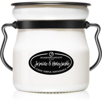 Milkhouse Candle Co. Creamery Jasmine & Honeysuckle lumânare parfumată Cream Jar 142 g