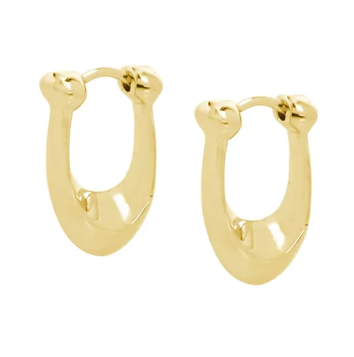 Coach Cercei ovali din alamă placați cu aur 37351447GLD710