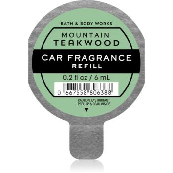 Bath & Body Works Mountain Teakwood parfum pentru masina rezervă 6 ml