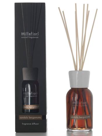 Millefiori Milano Difuzor de aromă Natural Santal și bergamotă 500 ml