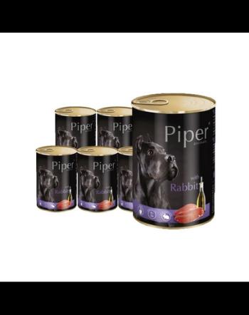 DOLINA NOTECI PIPER Hrana pentru caini, cu iepure 24x400 g